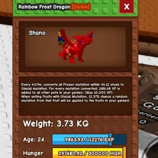 Rainbow Hatch Frost Dragon