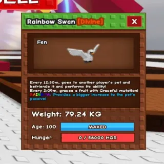 79kg+ Titan Swan - Rainbow Mutation