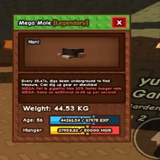 74kg If Max! Mega Semi Titan Mole