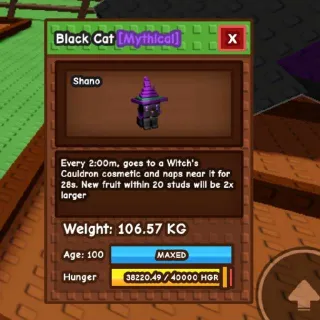 106kg!! GODLY Titan Black Cat