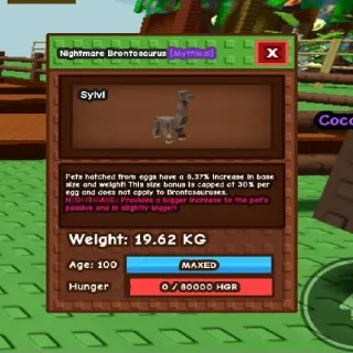 19.6kg! Nightmare Brontosaurus