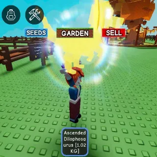 ASCENDED DILOPHOSAURUS - GAG - GROW A GARDEN