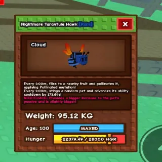 95kg! Nightmare Godly Tarantula Hawk