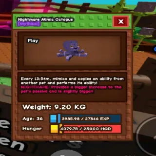 2.2kg Base! Nightmare Mimic Octopus