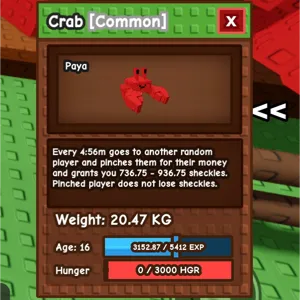 REAL! 86kg If Max! Titan Crab