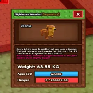 63kg! Nightmare Huge Meerkat