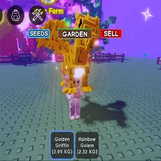 GOLDEN GRIFFIN - 2.99KG AGE 19 - GROW A GARDEN - GAG