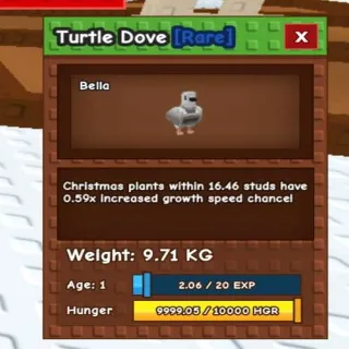 9.7kg Base Titan Turtle Dove