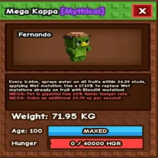 71kg! Semi Titan Kappa