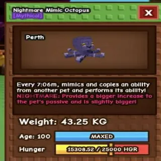 43kg! Nightmare Mimic Octopus