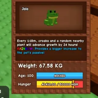 67.58kg! Rainbow Huge Frog