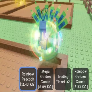 RAINBOW PEACOCK AGE100!!