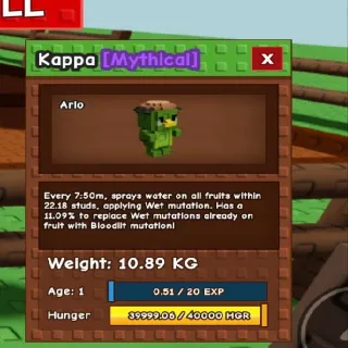 10.89kg Base Godly Kappa
