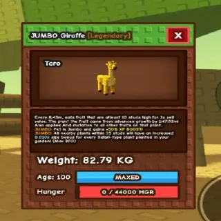 82kg Titan Giraffe JUMBO