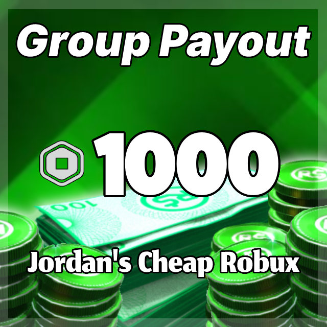 Robux 1 000x In Game Items Gameflip - robux group payouts