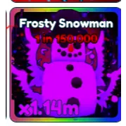Rainbow Frosty Snowman