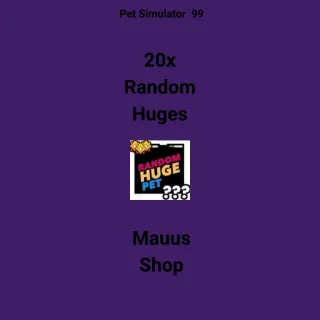 20x Random huges