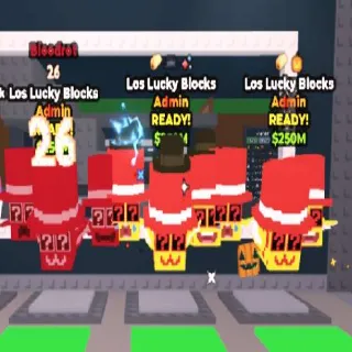 6x Los Lucky Blocks