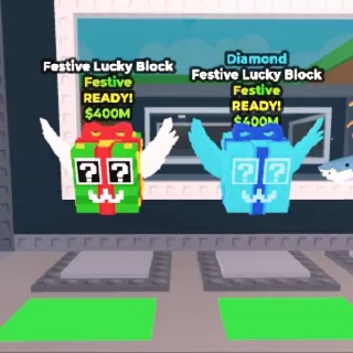2x Lucky Blocks Festive