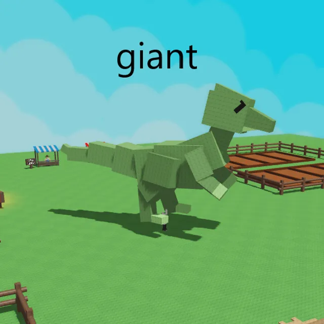 Giant Raptor And Rider GIANT Raptor (no mutation) Grow a Garden - Grow a Garden Game Item ...
