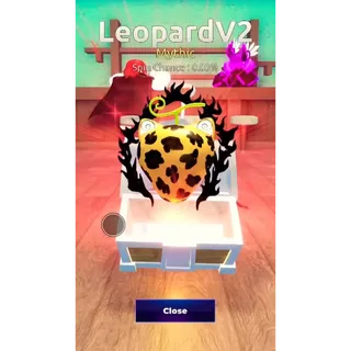 Fruit Battlegrounds LeopardV2 Lv 300 + 9K GEMS
