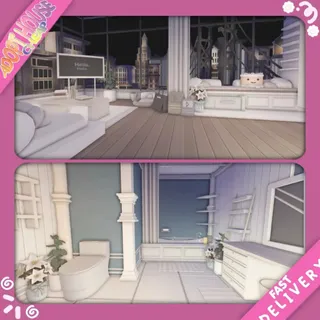 ゛ Manhattan Bridge Apartment Adopt Me House .ᐟ