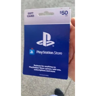 $50.00 USD PlayStation Store