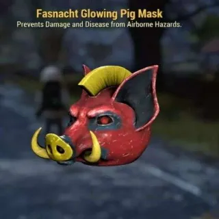 Glowing Pig Mask