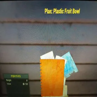 Plan | Plastic Fruit Bowl