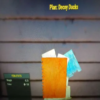 Plan | Decoy Ducks