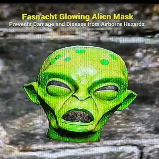 Glowing Alien Mask