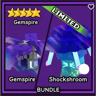 Gemspire + Shockshroom - Garden Tower Defense