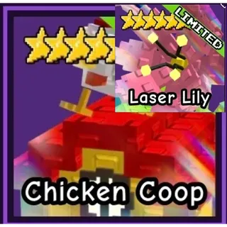 Chicken Coop + Laser Lily - Garden Tower Defense