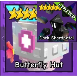 BUNDLE - DARK SHARDPETAL & BUTTERLY HUT - Garden Tower Defence