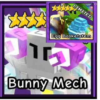 BUNNY MECH + EGG BASKETSTEM - Garden Tower Defence
