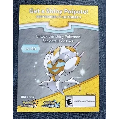 shiny poipole pokemon card | Other | Pokemon Hidden Fates your opponent cant take any Prize cards for it. Event Pokemon | Shiny Poipole