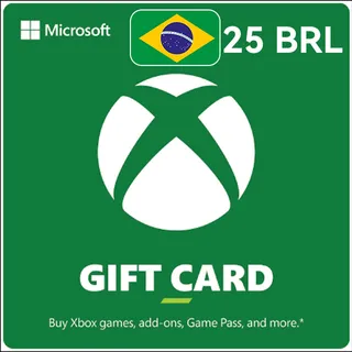 R$ 25.00 BRL Xbox Gift Card