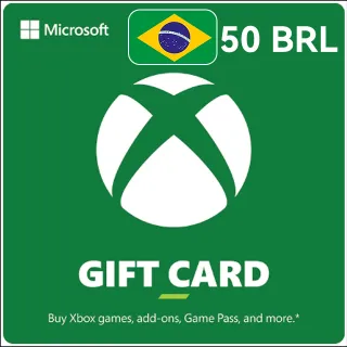 R$ 50.00 BRL Xbox Gift Card