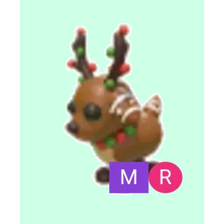 Mega R gingerbread reindeer