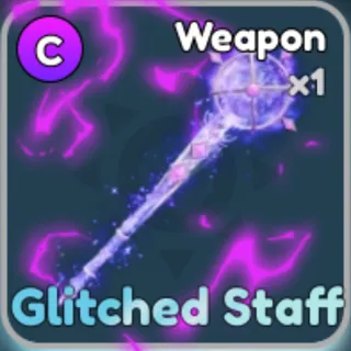 ELEMENTAL DUNGEONS CORRUPTED GLITCHED STAFF ROLL 6 GODLY 