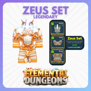 ZEUS SET LEGENDARY ELEMENTAL DUNGEONS