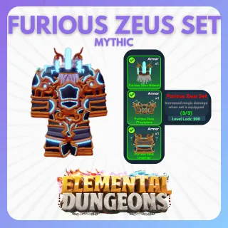 FURIOUS ZEUS SET MYTHIC ELEMENTAL DUNGEONS