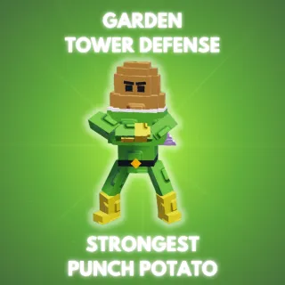 Garden Tower Defense Strongest Punch Potato