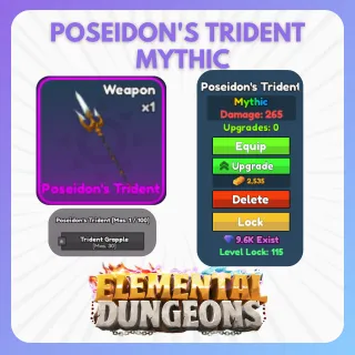 POSEIDON'S TRIDENT ELEMENTAL DUNGEONS