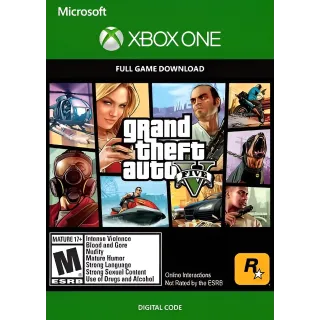 GRAND THEFT AUTO V (XBOX ONE)