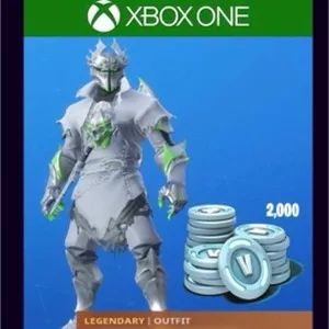 FORTNITE: LEGENDARY ROGUE SPIDER KNIGHT OUTFIT + 2000 V-BUCKS BUNDLE XBOX ONE