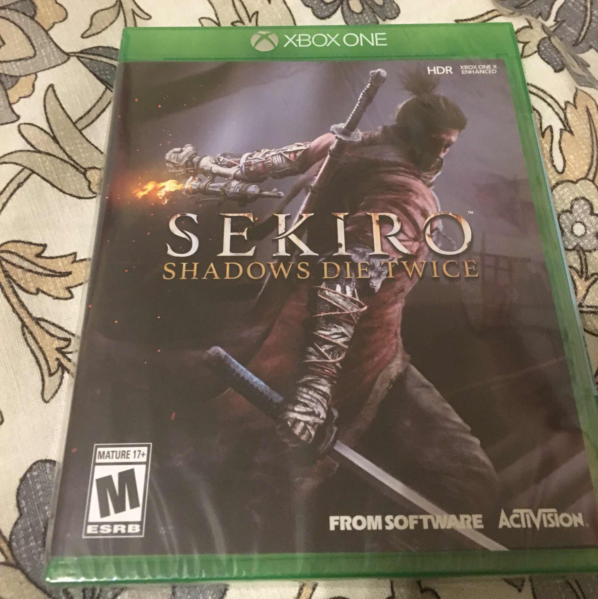  Sekiro Shadows Die Twice - Xbox One : Activision Inc: Video  Games