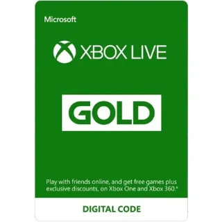 Microsoft - Xbox Live 3 Month Gold Membership [Digital instant]