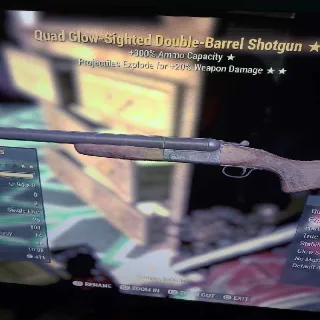 quad explosive double barrel shotgun