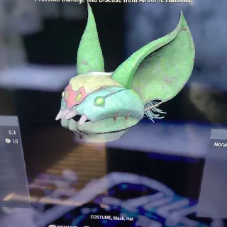 glowing scorchbeast mask